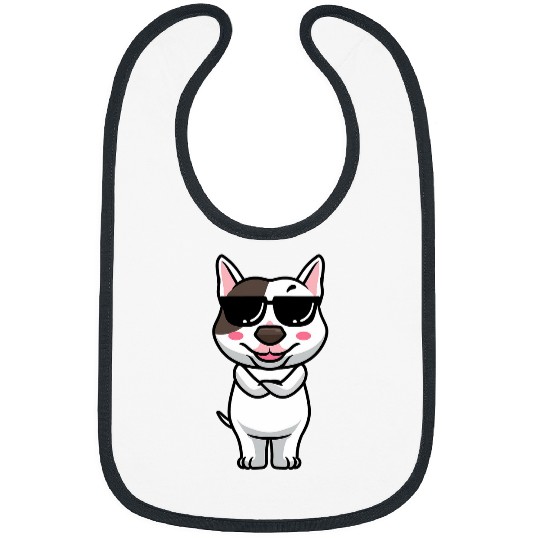 Miniature Bull Terrier Dog 3 Bibs