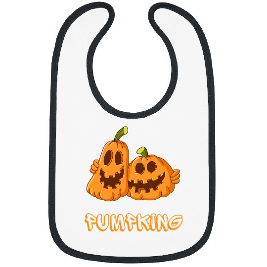 Pumpking Lovely Halloween Costume for Him Bibs