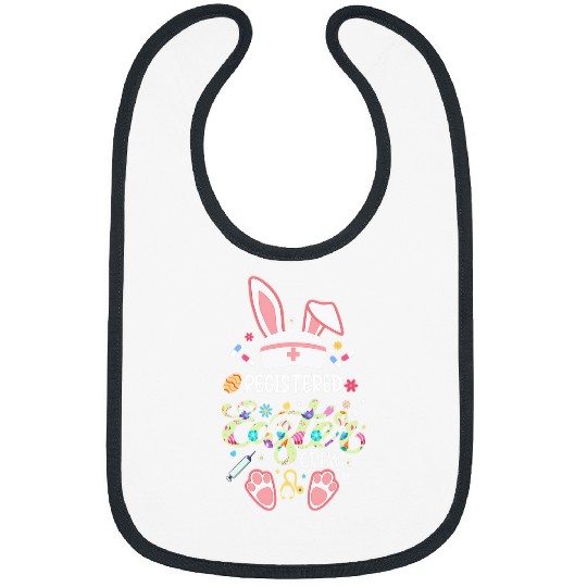 Registered Easter Day nurses Crew Bunny Ears nurses Life Bibs