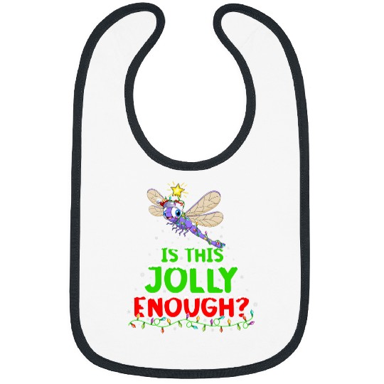 xmass Lighting Is This Jolly Enough Dragonfly Christmas Tree Bibs