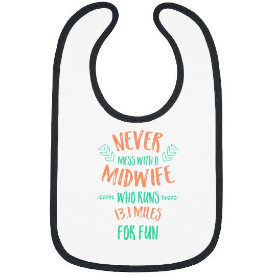 Midwife Who Runs Half Marathon Funny Running Humor Runner 21 Bibs