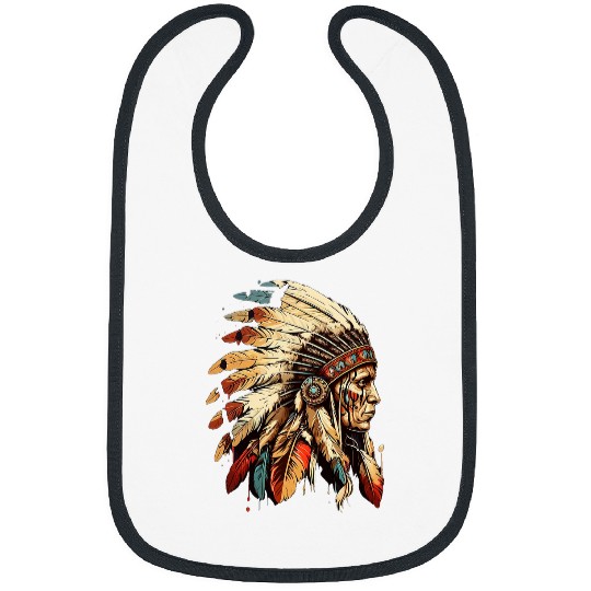 Native American Dreamcatcher Indian Design 20 Bibs