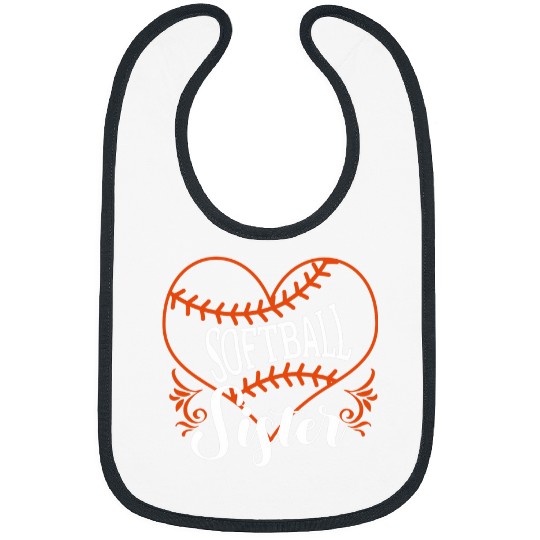Softball Sister Baseball Catcher Pitcher Bibs