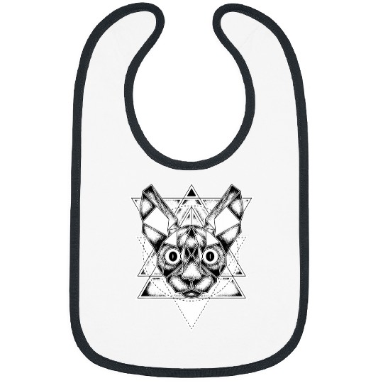 Tattoo Artist Cat Art Bibs