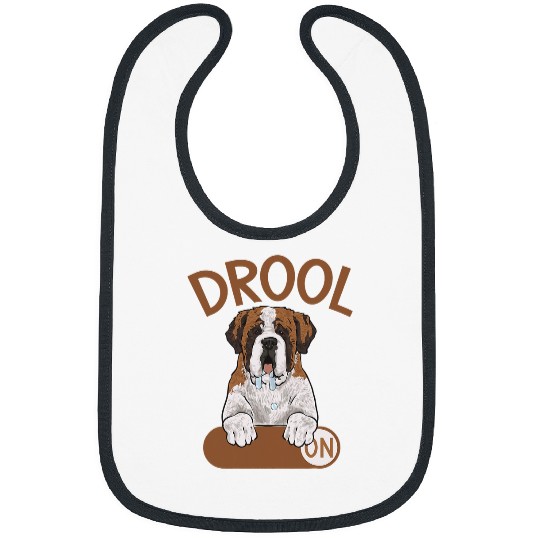 Saint Bernard Dog Drool On St  Bernard Bibs
