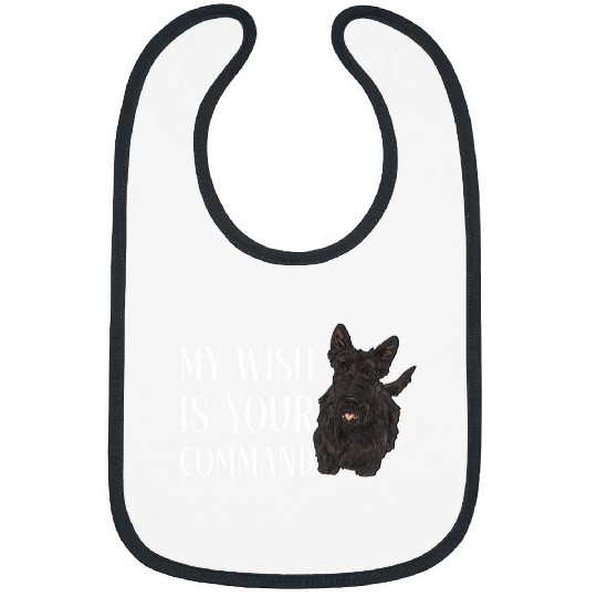 My Wish Is Your Command Scottish Terrier Scottie Dog Bibs