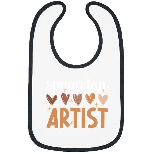Spray Tan Artist Hearts Spray Tan Artists Bibs
