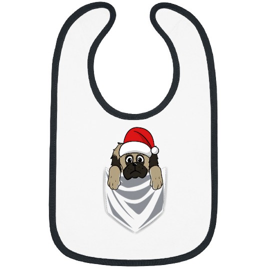 Pocket Graphic Pekingese Funny Dog Christmas Gift Bibs