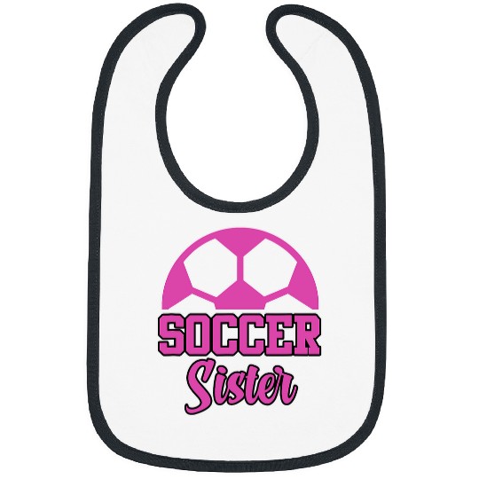 Soccer Sister Football Lover Coachs Player Graphic Bibs