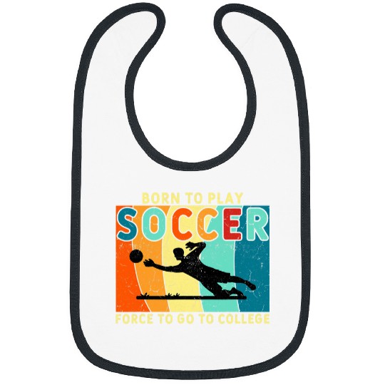 Soccer funny college sports desig players coaches fans Bibs