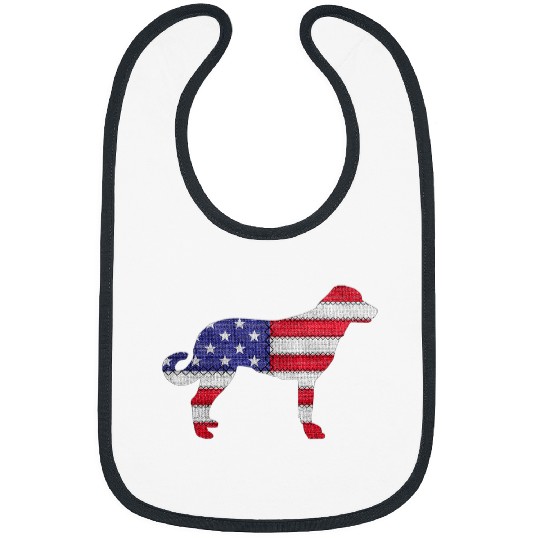 Patriotic Anatolian Shepherd American Flag vintages Funny Bibs