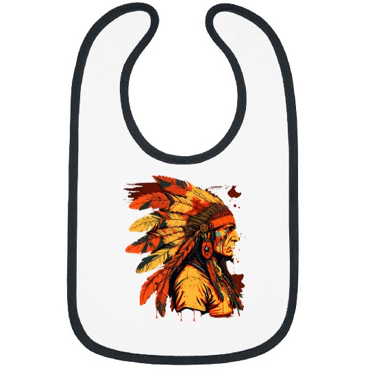 Native American Dreamcatcher Indian Design 34 Bibs