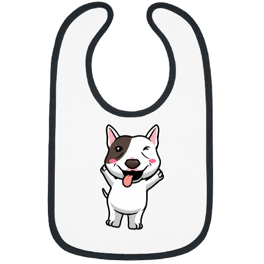 Miniature Bull Terrier Dog 1 Bibs