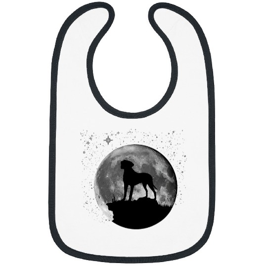 Rhodesian Ridgeback Dog Moon Bibs