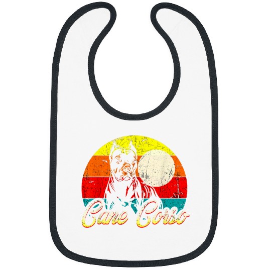 vintages Cane Corso Lover Italian Dog Pet Sunset Cane Corso 12 Bibs