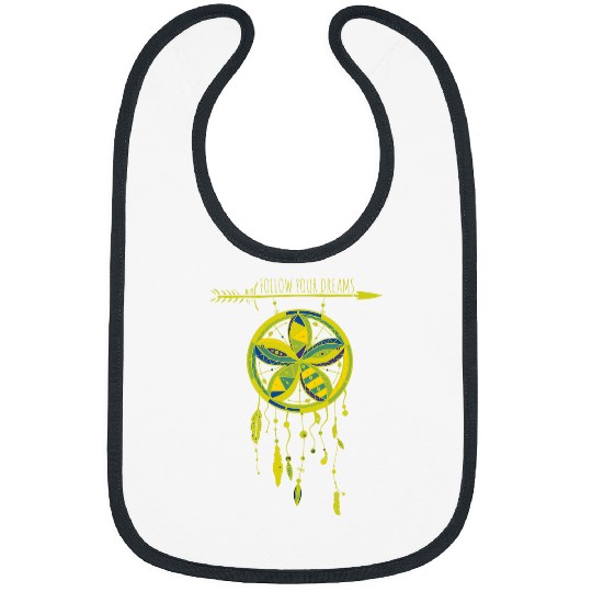 Native American Dreamcatcher Follow Your Dreams 6 Fun Bibs