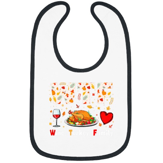wtf Wines turkey family   thanksgiving day  2 Bibs