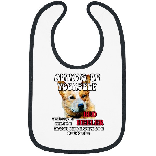Red Heeler Dog Owners Cattle Lovers Dog I Love Red Heelers 19 Bibs