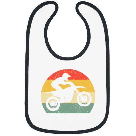 Retro Motocross Biking vintages Motorcycle Dirt Bike Rider Bibs