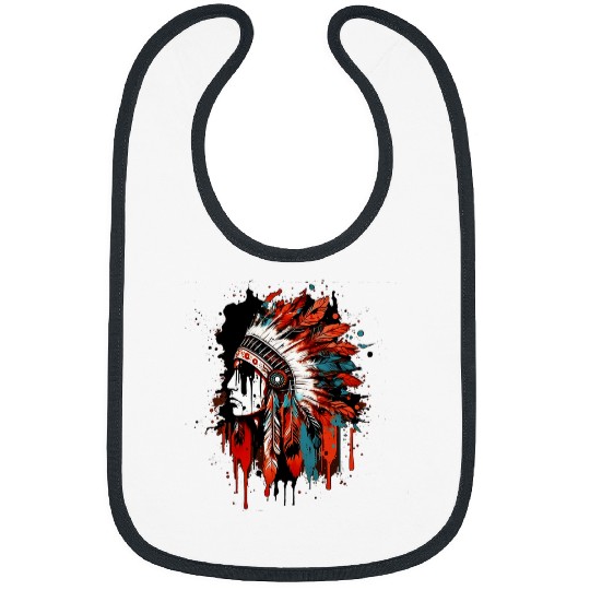 Native American Dreamcatcher Indian Design 25 Bibs