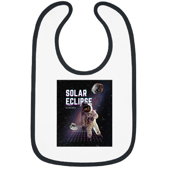 Solar Eclipse astronaut april 8 2024 Bibs