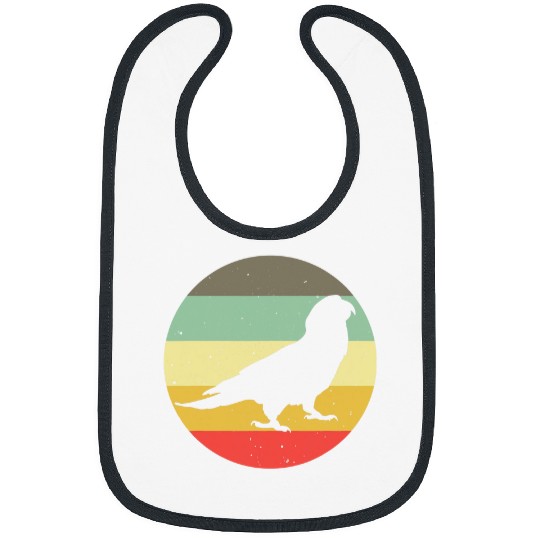 Retro Tropical Bird Lover Ornithologist 2vintages Parrot Bibs