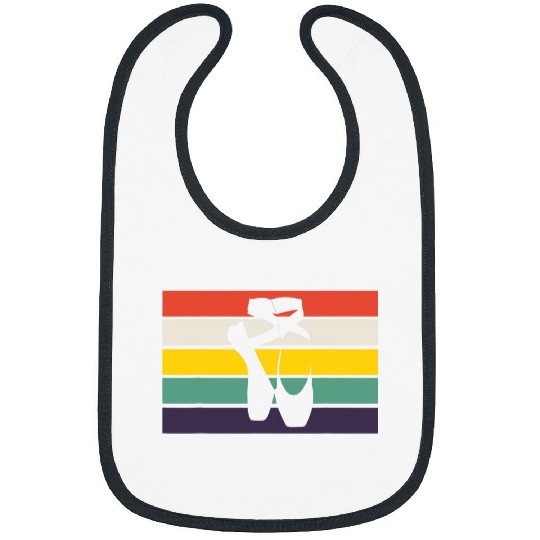 Retro vintages Ballet Dancer Ballerina Dance Lover Graphic Bibs