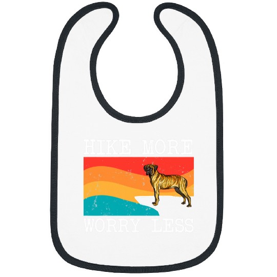 Hike More Worry Less Cane Corso Graphic Hiking Bibs