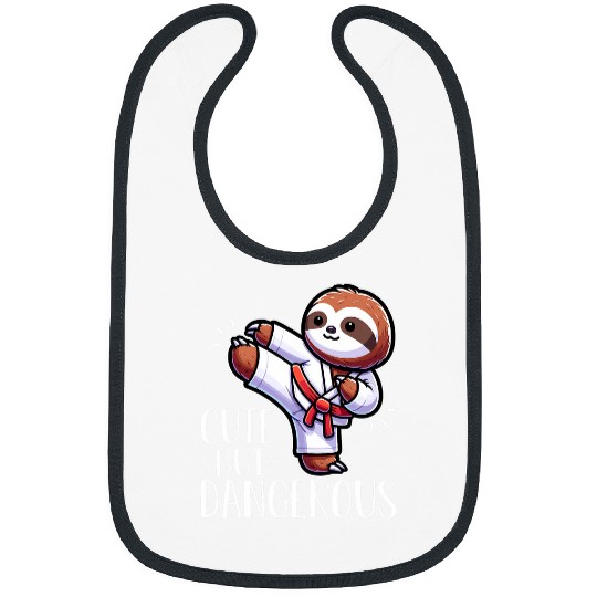 Sloth Cute But Dangerous 1 Bibs