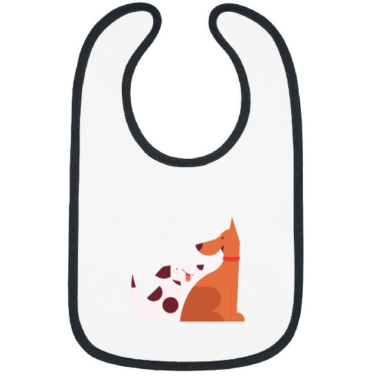 Pastor Funny German Shepherd Dogs Clean Christian Humor Bibs