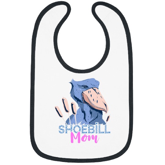 Womens Shoebill Mom African Bird Shoebill Bird African Stork Bird Bibs