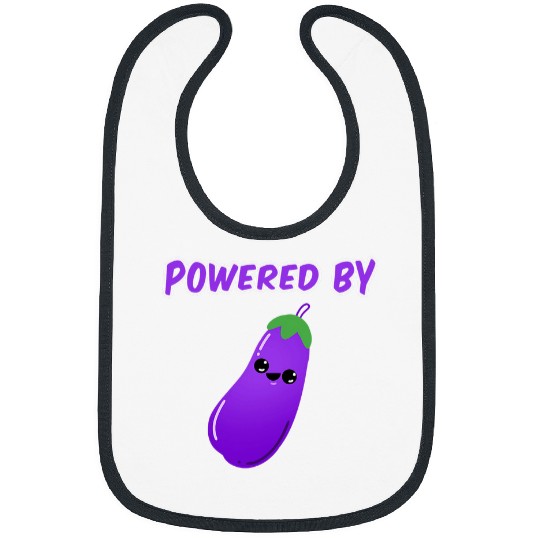 Powered By Aubergines for Vegetable Lover Bibs