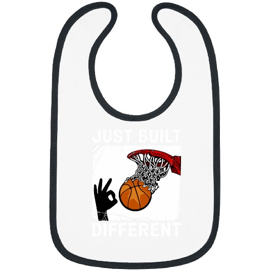 Im Just Built Different 3 point hand sign basketball Bibs