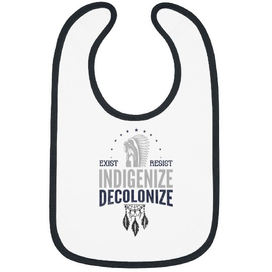 Strong Resilient Indigenous or Indigenous Peoples Day 4 Bibs