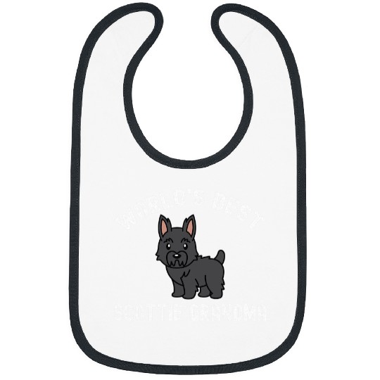 Dog Scottish Terrier Worlds bests Scottish Terrier Grandma Dog Bibs
