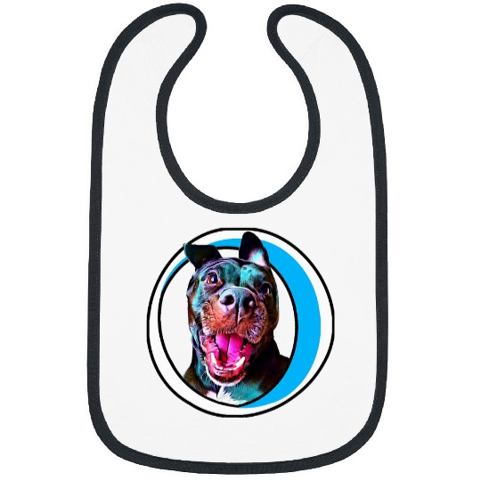 Pit Bull Smile Staffy Amstaff T Bibs