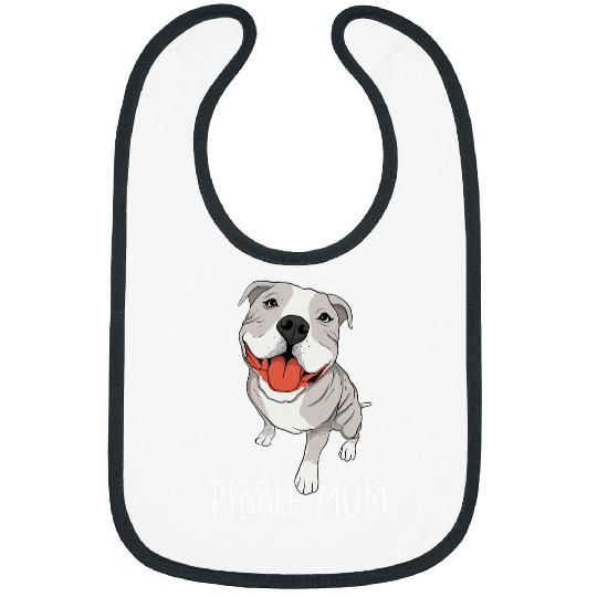 Pibble Mom Pitbull Lover Dog Owner Canine Pet Breeder Bibs