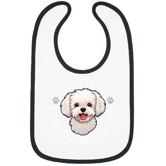 Protected by Bichon Frise Security Bibs
