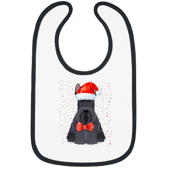 Dog Scottish Terrier Christmas Idea For Women xmass Scottie Dog 56 Bibs