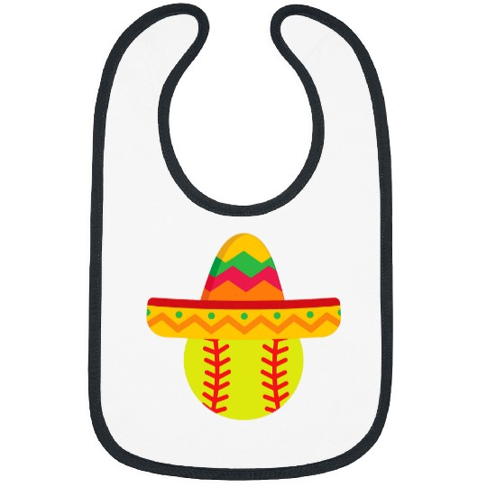 Sombrero Softball Cinco De Mayo Softball Player Bibs