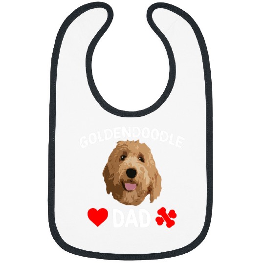 Dog Goldendoodle Family Goldendoodle Dog Dad T-Shirt Bibs