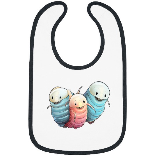 Isopods Wonderland Fascinating Marine Life Art Bibs