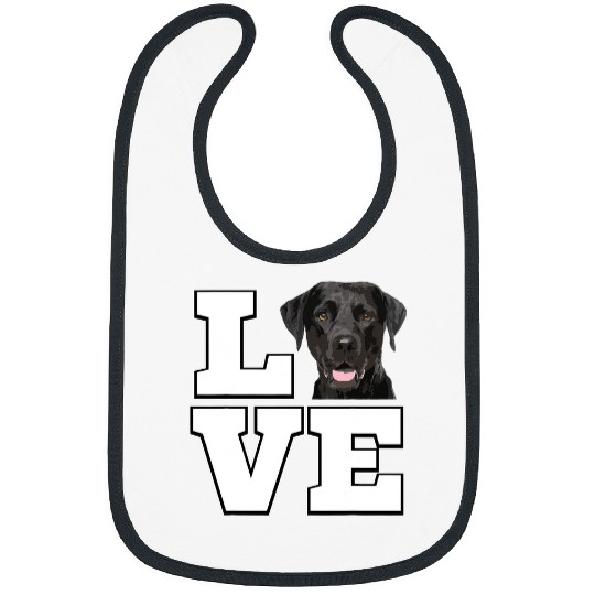 Labrador Lab Dog I love my Labrador Dog Lab Dog Lovers Bibs