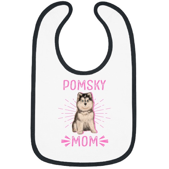 Discover Pomsky Mom Pomskies Dog Owner Pomsky Bibs