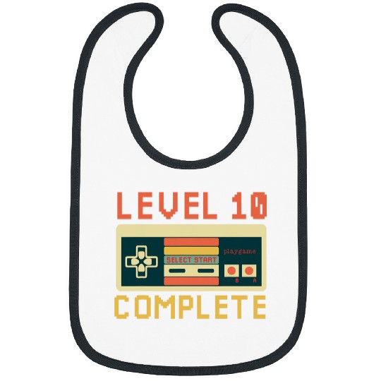 Level 10 Complete vintages Celebrate 10th Wedding Anniversary Bibs