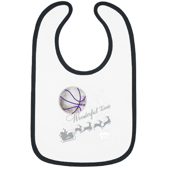 Kansas State Wildcats xmass Santa And The Moon Basketball Bibs