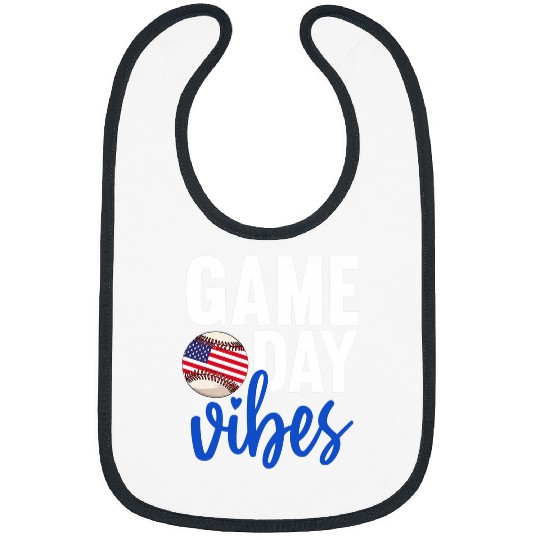 Softballs for Women and Girls Game Day Vibes 1 Bibs