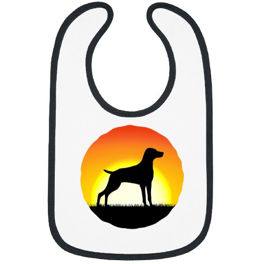 Discover Weimaraner Dog Retro 17 Bibs
