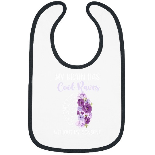 Discover My Brain Epilepsy Awareness Epilepsy Warrior Bibs