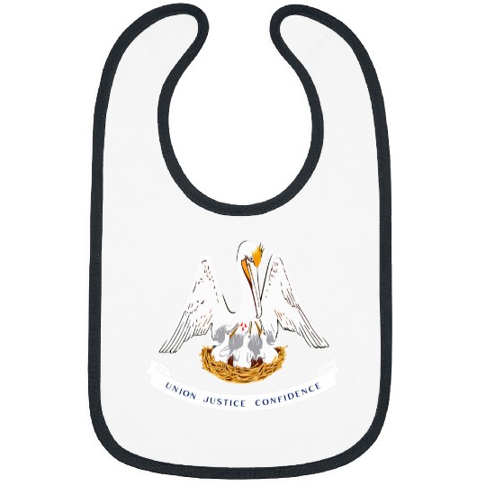 Louisiana State Flag Tee New Orleans Family Vacation Bibs